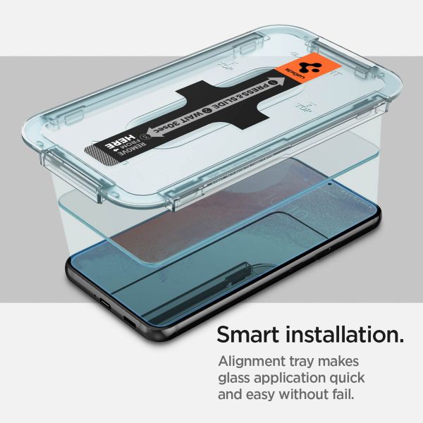 Spigen GLAStR Fit Displayschutzfolie 2er-Pack + Applicator Samsung Galaxy S22