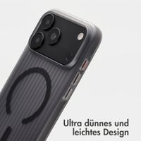 Accezz Lite Backcover mit MagSafe | Fluted | Apple iPhone 18 Pro / 17 Pro - Matte Black