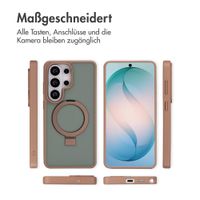 Accezz Ring Stand Backcover mit MagSafe Samsung Galaxy S26 Ultra - Braun