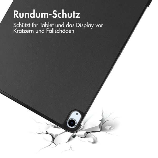 Accezz Trifold Klapphülle Apple iPad Air 13 Zoll (2026) M4 / (2025) M3 / (2024) M2 - Schwarz