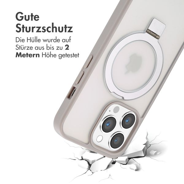 Accezz Ring Stand Backcover mit MagSafe Apple iPhone 13 Pro Max - Grau