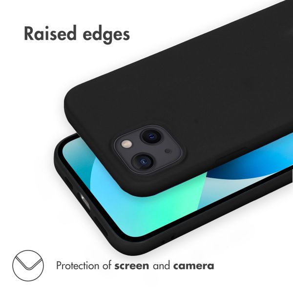 Accezz Color TPU Hülle Apple iPhone 13 - Schwarz