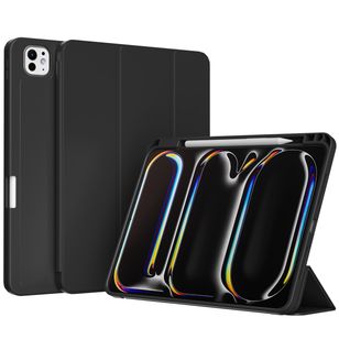 Accezz Smarte Klapphülle aus Silikon Apple iPad Pro 13 (2025) M5 / (2024) M4 - Schwarz