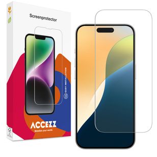 Accezz Screen Protector aus gehärtetem Glas Apple iPhone 17 / 17 Pro / 16 Pro