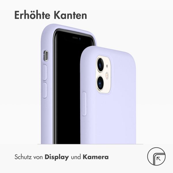 Accezz Liquid Silikoncase Apple iPhone 11 - Violett