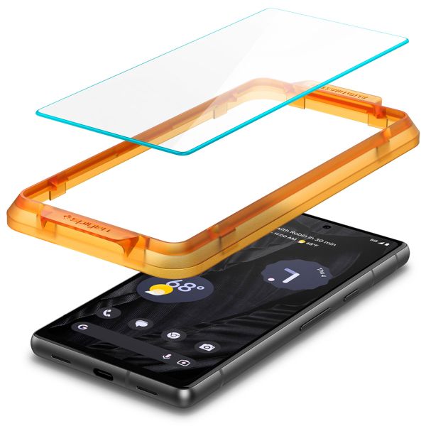 Spigen GLAStR Fit Displayschutzfolie 2er-Pack + Applicator Google Pixel 7a