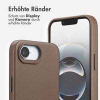 Accezz MagSafe Leather Backcover Apple iPhone 17e / 16e - Kaffeebraun
