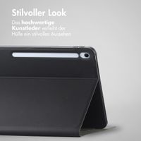 Accezz Classic Klapphülle Samsung Galaxy Tab S10 FE Plus - Schwarz
