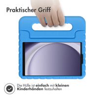 Accezz SchutzHülle mit Handgriff kindersicher Samsung Galaxy Tab A11 / A9 8.7 Zoll - Blau