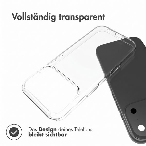 Accezz Clear TPU Backcover Apple iPhone 18 Pro / 17 Pro - Transparent
