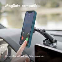 Accezz Leather Backcover mit MagSafe Apple iPhone 14 Plus - Dunkelblau