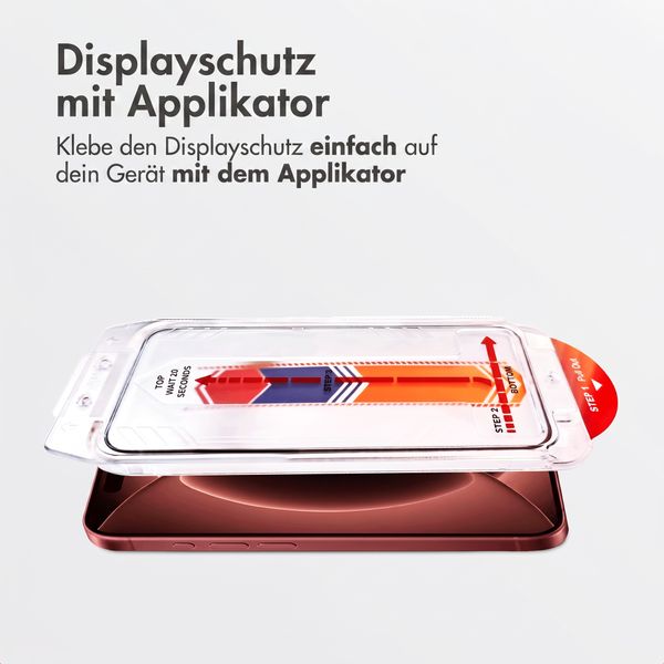 Accezz Gehärteter Glas-Schutz + Applikator Apple iPhone 18 Pro Max / 17 Pro Max