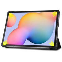 Accezz Trifold Klapphülle Samsung Galaxy Tab S6 Lite (2020/2022/2024)  - Schwarz