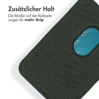 Accezz Lederkartenhalter - Geeignet für MagSafe und Qi2 - Cedar Green