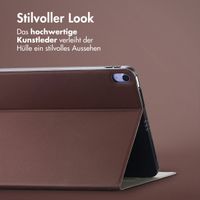 Accezz Classic Klapphülle Apple iPad Air 11 Zoll (2026) M4 / (2025) M3 / (2024) M2 / Air 5 (2022) / Air 4 (2020) - Braun