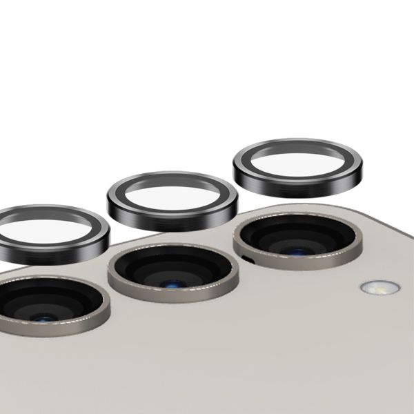 PanzerGlass Hoops Optic Rings Kameraschutz Samsung Galaxy S24 - Schwarz