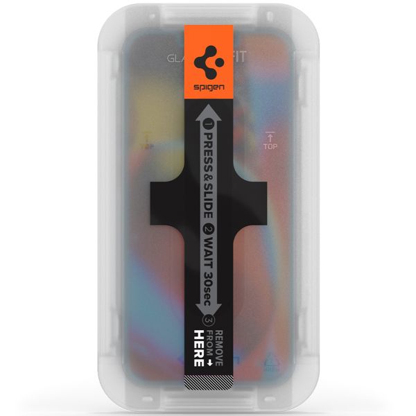 Spigen GLAStR Fit Displayschutzfolie 2er-Pack + Applicator Apple iPhone 17e / 16e / 14 / 13 / 13 Pro