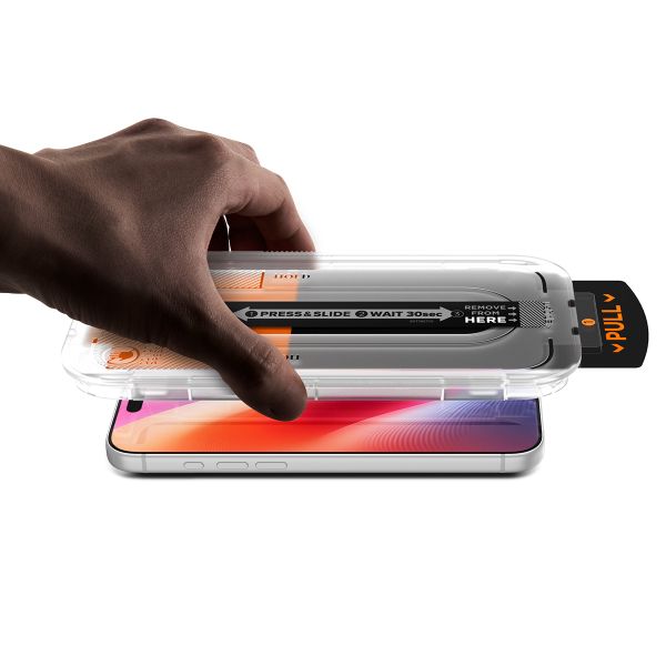 Spigen GLAStR Fit Displayschutzfolie 2er-Pack + Applicator Apple iPhone 18 Pro / 17 Pro / 17 / 16 Pro