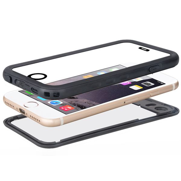 Redpepper Dot Waterproof Case Apple iPhone SE (2022 / 2020) / 8 / 7 / 6(s) - Schwarz