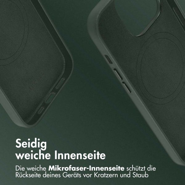 Accezz MagSafe Leather Backcover Apple iPhone 14 Pro - Cedar Green