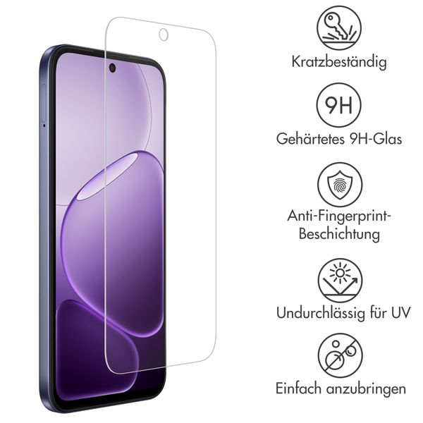 Accezz Screen Protector aus gehärtetem Glas Oppo A6x (4G/5G)