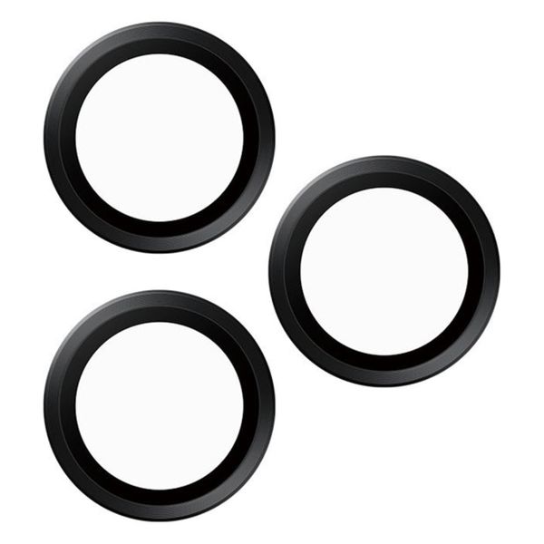 PanzerGlass Hoops Optic Rings Kameraschutz Apple iPhone 16 Pro / 16 Pro Max - Schwarz