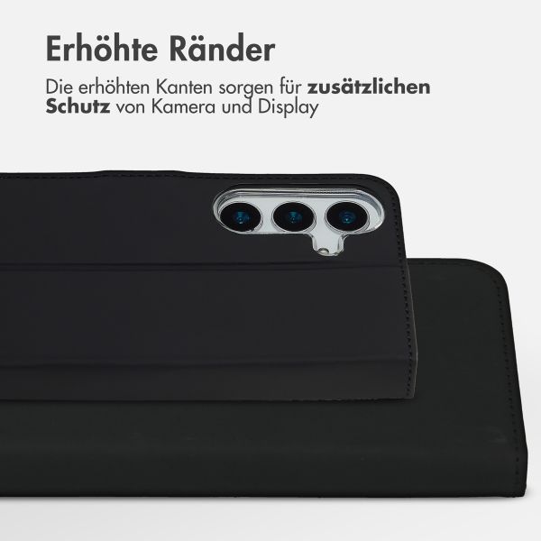Accezz Wallet TPU Klapphülle Samsung Galaxy S25 FE - Schwarz