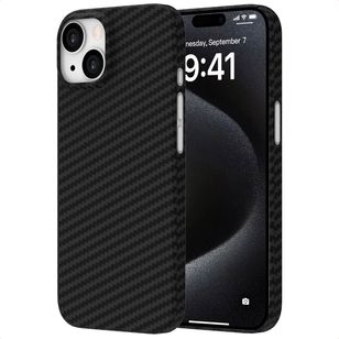 Accezz MagSafe Kevlar® Hülle Apple iPhone 15 - Schwarz