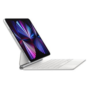 Apple Magic Keyboard Apple iPad Air 11 Zoll (2026) M4 / (2025) M3 / (2024) M2 / Air 5 (2022) / Air 4 (2020) / Pro 11 (2018/2020/2021/2022) - QWERTY / UK - Weiß