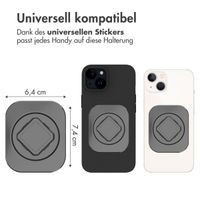 Accezz EasyLock Handyhalterung Auto - Inklusive Hülle für das Apple iPhone 15 - Lüftungsgitter -  360 Grad drehbar - Schwarz