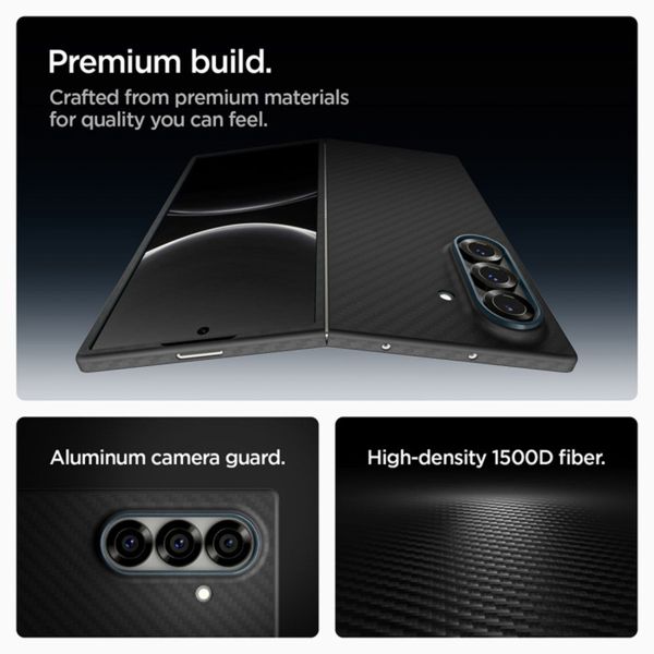 Spigen AirSkin Backcover Samsung Galaxy Z Fold 7 - Aramid Black