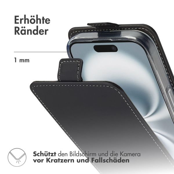 Accezz Flip Case Apple iPhone 16 Pro - Schwarz
