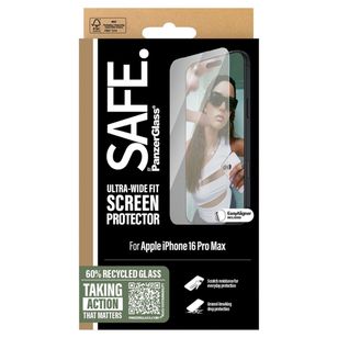 SAFE by PanzerGlass Ultra-Wide Fit Displayschutz Apple iPhone 16 Pro Max