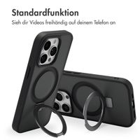 Accezz Ring Stand Backcover mit MagSafe Apple iPhone 14 Pro - Schwarz