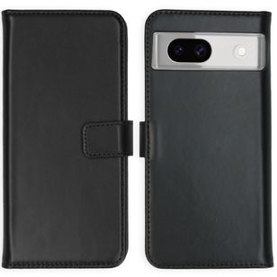 Selencia Echtleder Klapphülle Google Pixel 8a - Schwarz