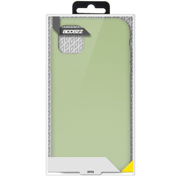 Accezz Liquid Silikoncase Samsung Galaxy A72 - Grün