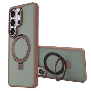 Accezz Ring Stand Backcover mit MagSafe Samsung Galaxy S26 Ultra - Braun