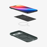 Spigen Thin Fit Backcover mit MagSafe Apple iPhone Air - Abyss Green