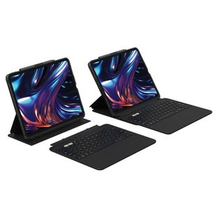 ZAGG Pro Keys 2 keyboard Klapphülle Apple iPad Pro 13 (2025) M5 / (2024) M4 - AZERTY / FR - Schwarz