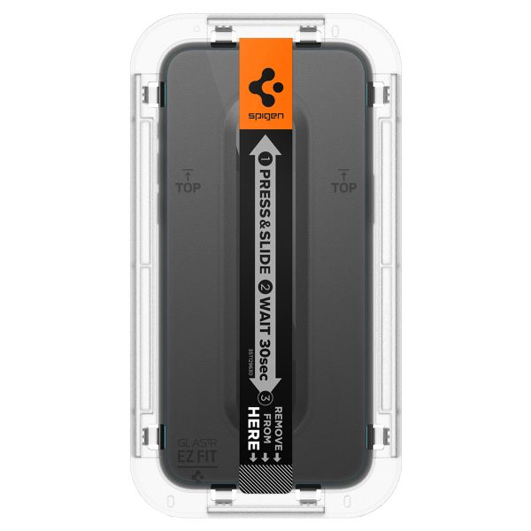 Spigen GLAStR Privacy EZ Fit Displayschutzfolie + Applicator - 2er-Pack Apple iPhone 15 Pro