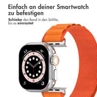 Accezz Nylon Alpine Armband für Apple Watch | 44/45/46/49 mm - Orange