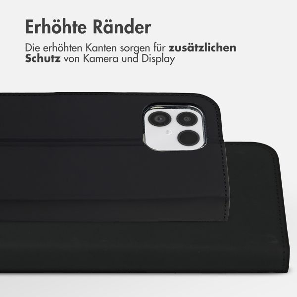 Accezz Wallet TPU Klapphülle Fairphone 6 / 6+ - Schwarz