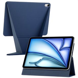 Accezz High Stand tablet case Apple iPad Air 11 Zoll (2026) M4 / (2025) M3 / (2024) M2 / Air 5 (2022) / Air 4 (2020) - Dunkelblau