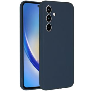 Accezz Liquid Silikoncase Samsung Galaxy A35 - Dunkelblau