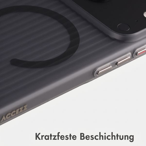 Accezz Lite Backcover mit MagSafe | Fluted | Apple iPhone 18 Pro Max / 17 Pro Max - Matte Black