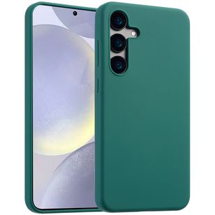 Accezz Liquid Silikoncase Samsung Galaxy S24 Plus - Dunkelgrün