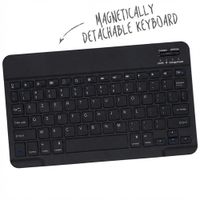 Accezz Bluetooth Keyboard Klapphülle Samsung Galaxy Tab A11 Plus - AZERTY / FR - Schwarz