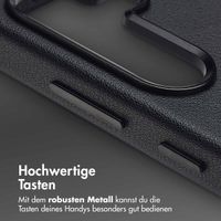 Accezz MagSafe Leather Backcover Samsung Galaxy S25 - Onyx Black