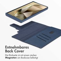 Accezz 2-in-1 Klapphülle aus Leder mit MagSafe Samsung Galaxy S24 Ultra - Nightfall Blue