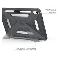UAG Scout Plus Back Cover mit Ständer Apple iPad 11 (2025) 11 Zoll A16 / iPad 10 (2022) 10.9 Zoll - Ash